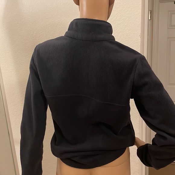 Columbia Sportswear Save Lands Logo Fleece Half Button Pullover Sweater Jacket - Picture 9 of 9